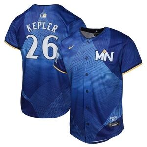 Nike Blue MN Twins Men's S Kepler Jersey Baseball Dryfit
